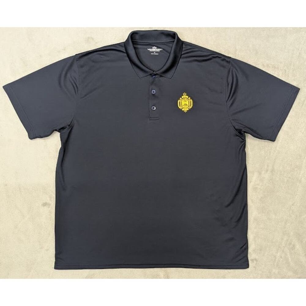 U.S. Naval Academy Polo Shirt XL Mens Navy Scientia Tridens Vansport